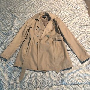 Express Tan Trench Coat